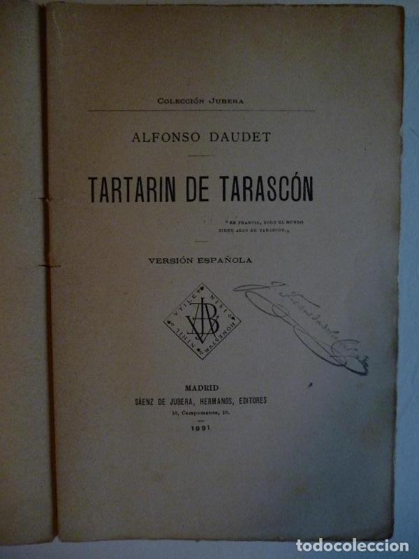 Libros: Tartar&iacute;n de Tarasc&oacute;n. Versi&oacute;n Espa&ntilde;ola. - A. Daudet. - Foto 1