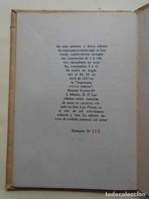 Libros: Cr&iacute;menes Ejemplares de... - Aub, Max. - Foto 5