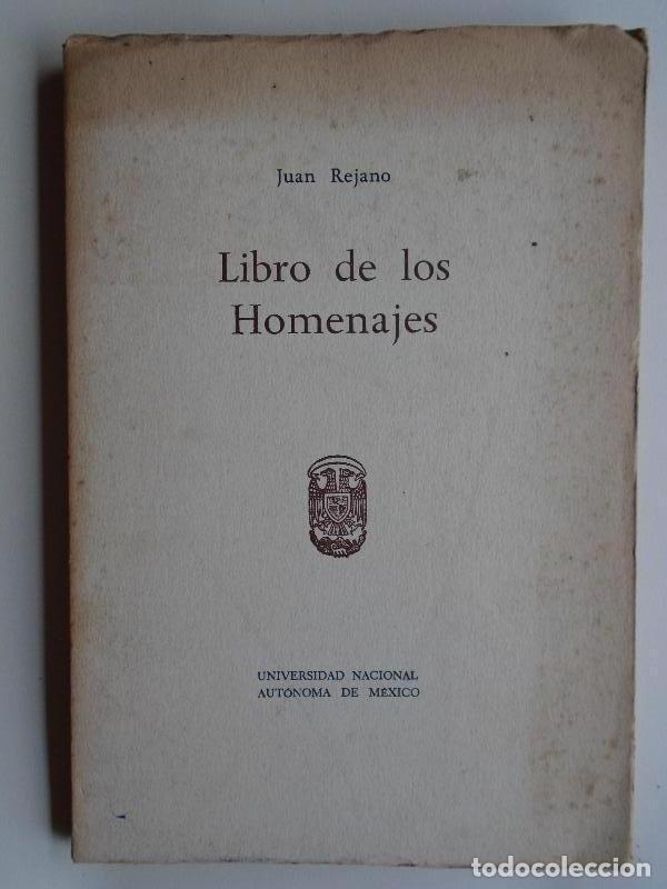 Libros: Libro de Homenajes. - Rejano, Juan. - Foto 3