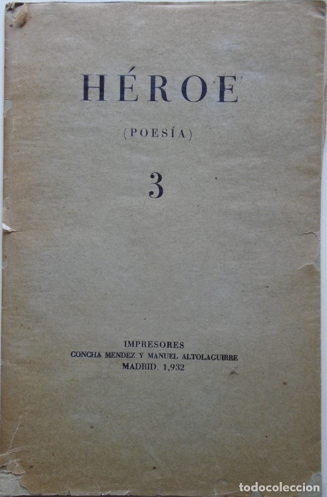 Libros: H&eacute;roe (Poes&iacute;a). 3. - - Foto 4