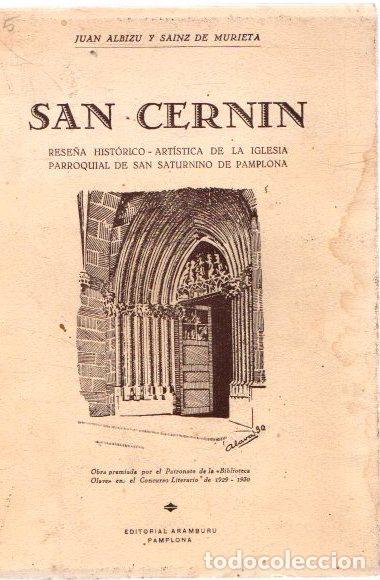Livres: San Cernin - Albizu y Sainz de Murieta, Juan