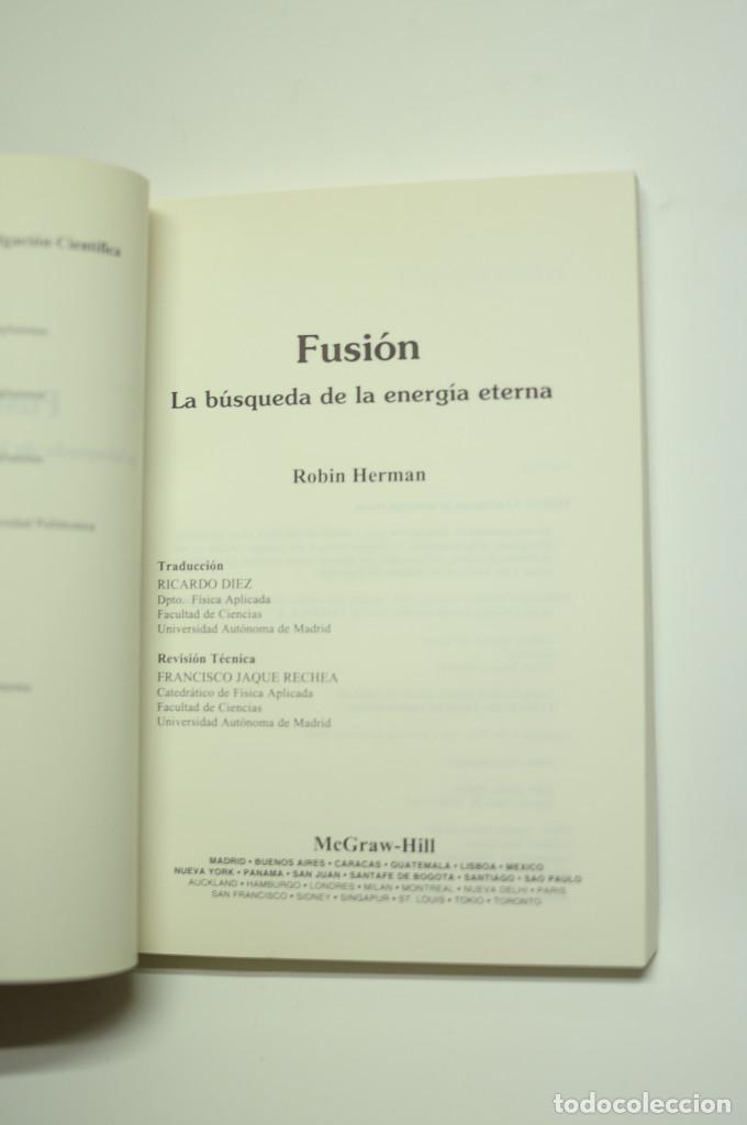 Libros: Fusi&oacute;n. La b&uacute;squeda de la energ&iacute;a eterna - HERMAN, Robin - Foto 2