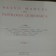 Libros: NUEVO MANUAL DE PATOLOGIA QUIRURGICA DE J. PATEL DE 5 TOMOS