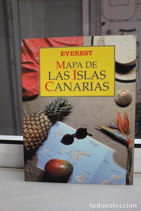 Libros: MAPA DE LAS ISLAS CANARIAS. EVEREST 1994. - Foto 1