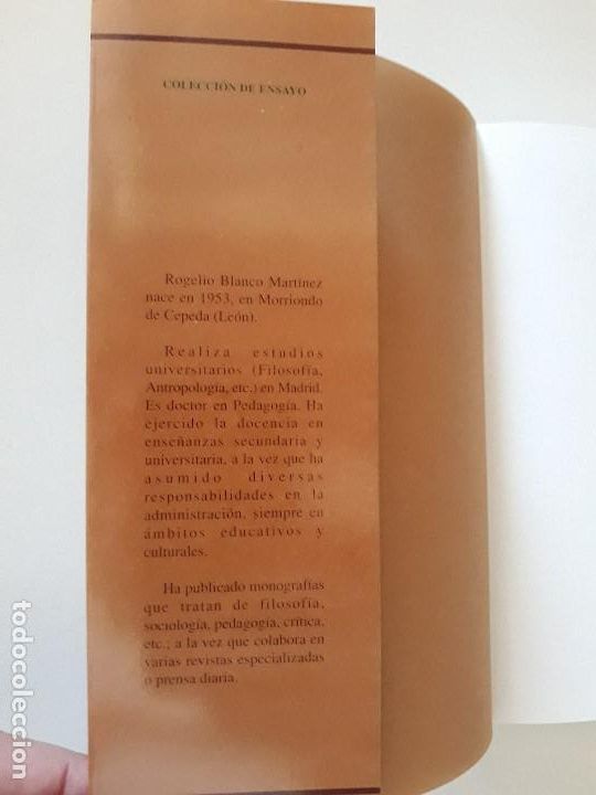 Libros: EL ODRE DE AGAR. Rogelio Blanco Mart&iacute;nez. Ediciones Endymion. 1&ordf; edicion, 2005. - Foto 2