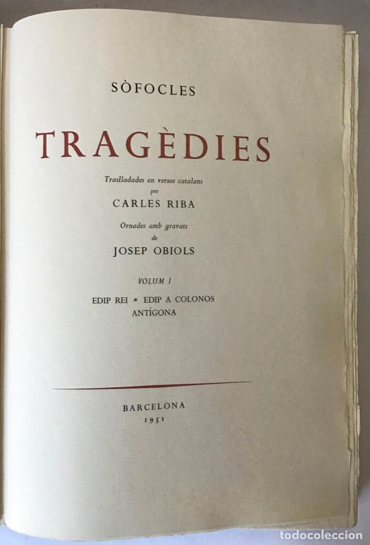 Libros: TRAG&Egrave;DIES. - S&Ograve;FOCLES. - Foto 3