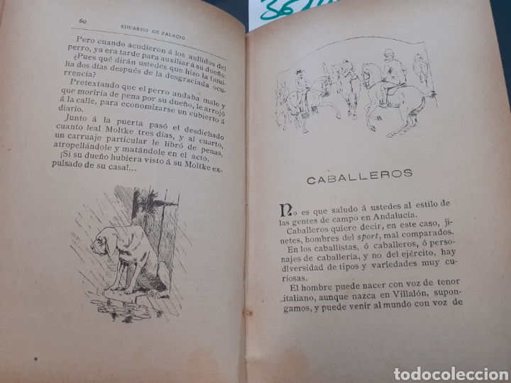 Libros: CUADROS VIVOS. A pluma y al pelo - PALACIO.Eduardo de - Foto 3