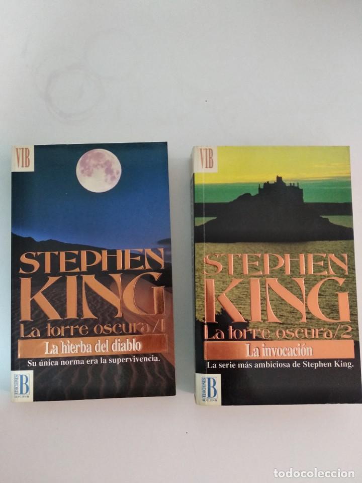 Libros: La torre oscura/1 y 2.- Stephen King.- Ed. Bruguera - Foto 1