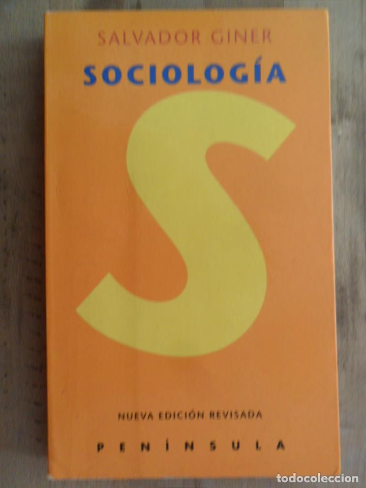 Libros: GINER, Salvador - Sociolog&iacute;a - Foto 1