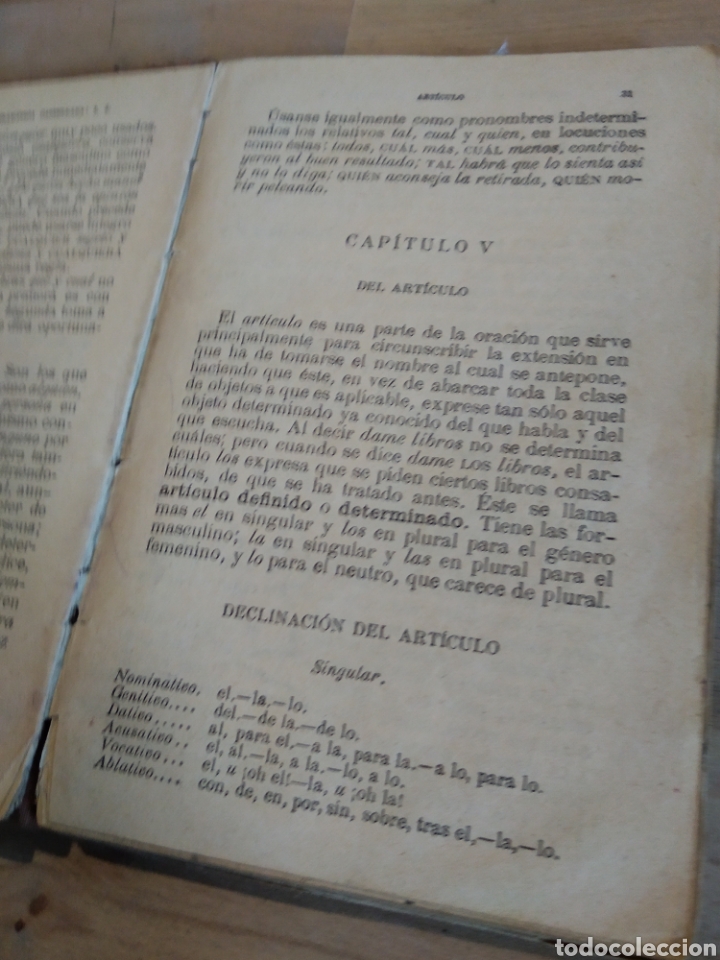 Libros: COMPENDIO DE LA GRAM&Aacute;TICA DE LA LENGUA CASTELLANA. #CJ3 - Foto 8