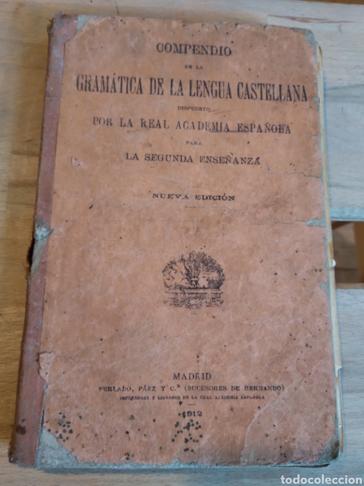 Libros: COMPENDIO DE LA GRAM&Aacute;TICA DE LA LENGUA CASTELLANA. #CJ3 - Foto 1