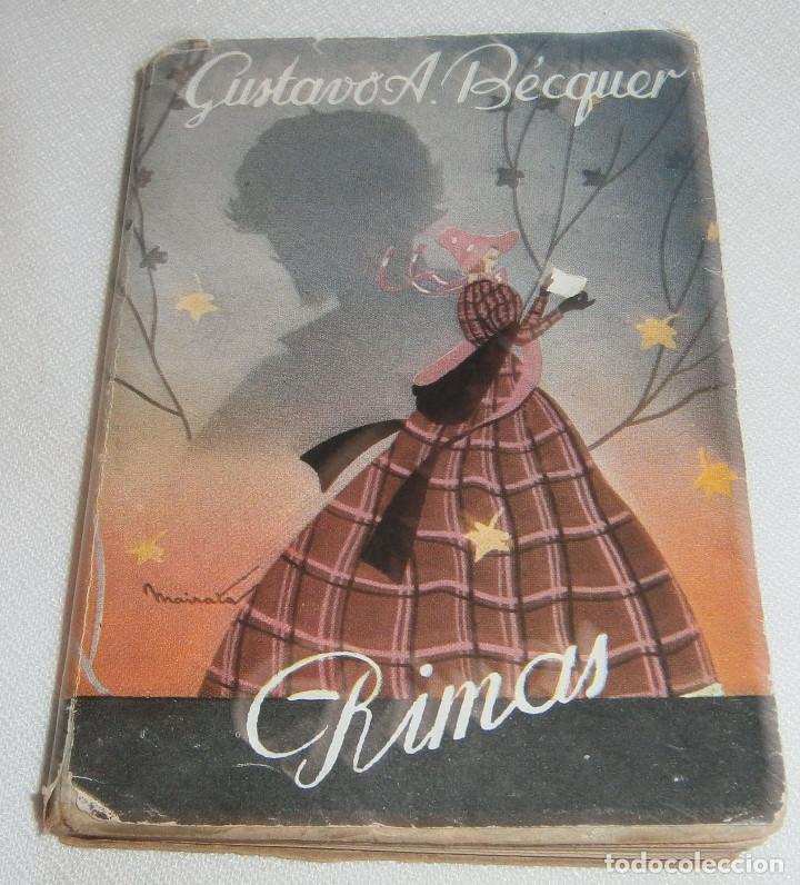 Libros: Rimas Gustavo A. Becquer a&ntilde;o 1944 aguado s.a - Foto 1