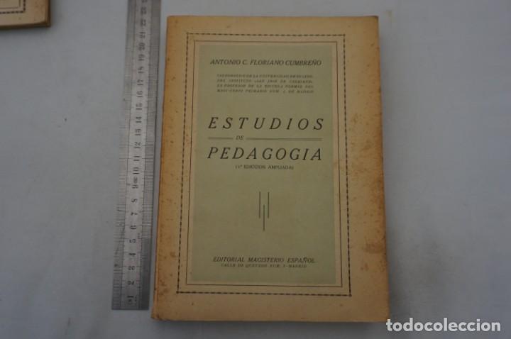 Libros: (12A) ESTUDIOS DE PEDAGOGIA - ANTONIO FLORANO CUMBRE&Ntilde;O / 1946