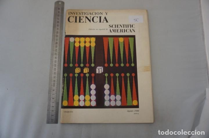 books: (12A) INVESTIGACION Y CIENCIA - EDICION EN ESPA&Ntilde;OL DE SCIENTIFIC AMERICAN - AGOSTO 1980