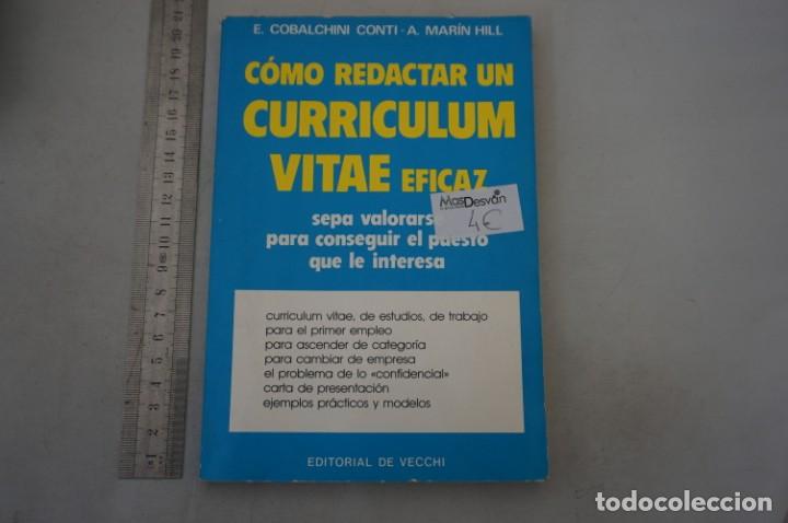 Libros: (12B) COMO REDACTAR UN CURRICULUM VITAE EFICAZ - COBALCHINI CONTI - EDITORIAL DE VECCHI - Foto 1