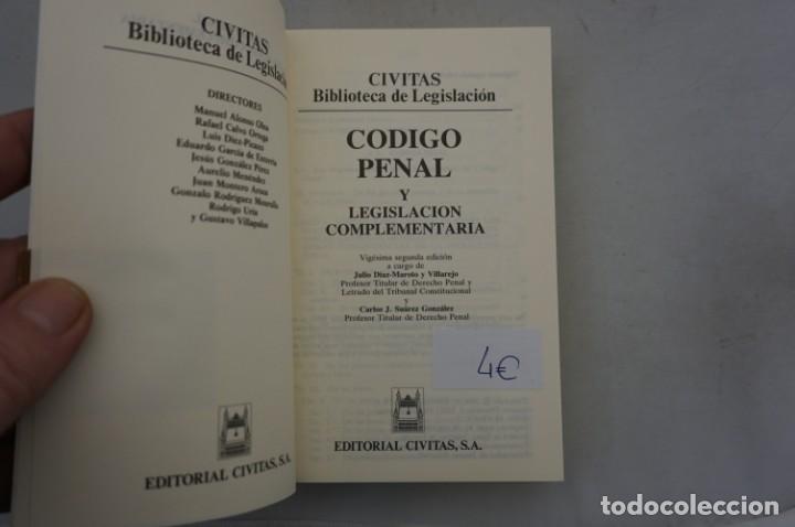 Libros: (12C) CODIGO PENAL Y LEGISLACION COMPLEMENTARIA - CIVITAS BIBLIOTECA DE LEGISLACION - Foto 3