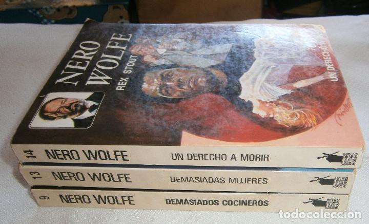 Libros: Nero Wolfe tres libros n&ordm;9-13-14- de Rex Stout - Foto 1