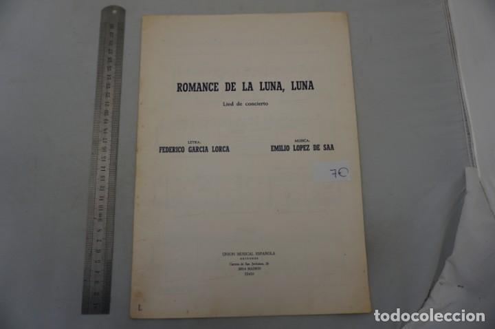 Libros: (13A) ROMANCE DE LA LUNA, LUNA - LIET DE CONCIERTO / UNION MUSICAL ESPA&Ntilde;OLA