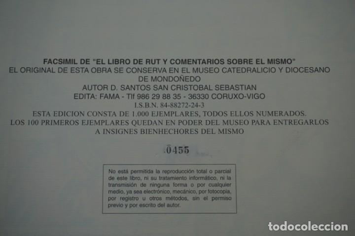 Libros: (13D) FACSIMIL DE EL LIBRO DE RUT Y COMENTARIOS SOBRE EL MISMO - EJEMPLAR 0.455 - Foto 7