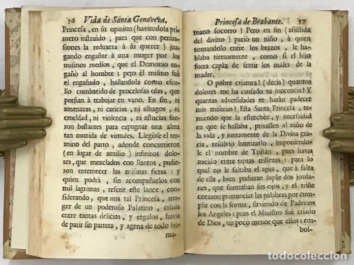 Libros: VIDA DE STA. GENOVEVA, PRINCESA DE BRAVANTE. - Foto 4