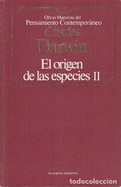 Libros: EL ORIGEN DE LAS ESPECIES II - DARWIN, CHARLES - Foto 1