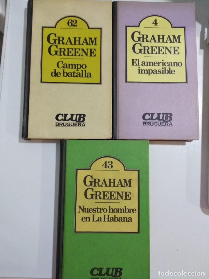 Libros: 3 libros de Graham Greene.- Ed. Bruguera - Foto 1