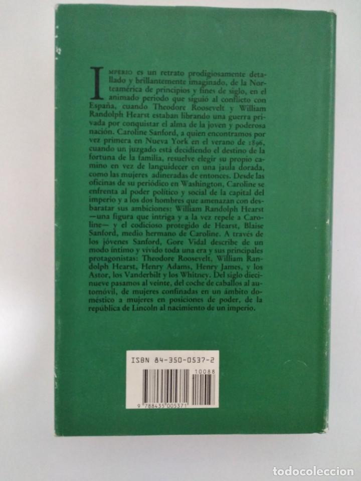 Libros: Imperio.- Gore Vidal.- Ed. Edhasa - Foto 2