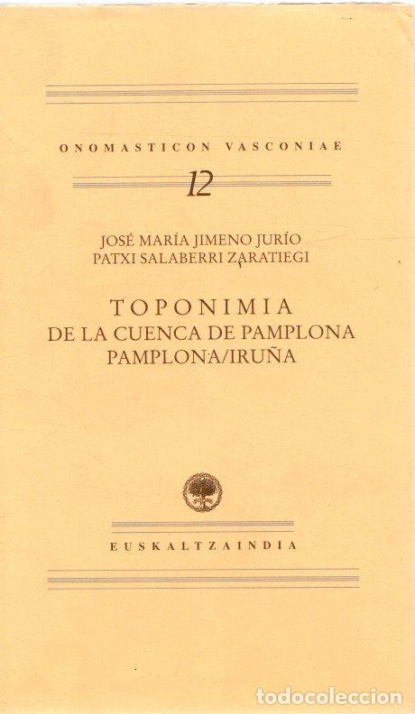 books: Toponimia de la cuenca de Pamplona. Pamplona/Iru&ntilde;a - Jimeno Jur&iacute;o, Jos&eacute; Maria/Salaberri Zaratiegi, P