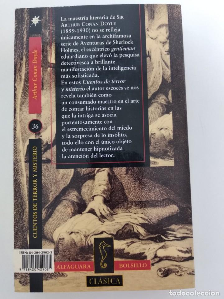 Libros: Cuentos de terror y misterio.- Arthur Conan Doyle.- Ed. Alfaguara - Foto 2