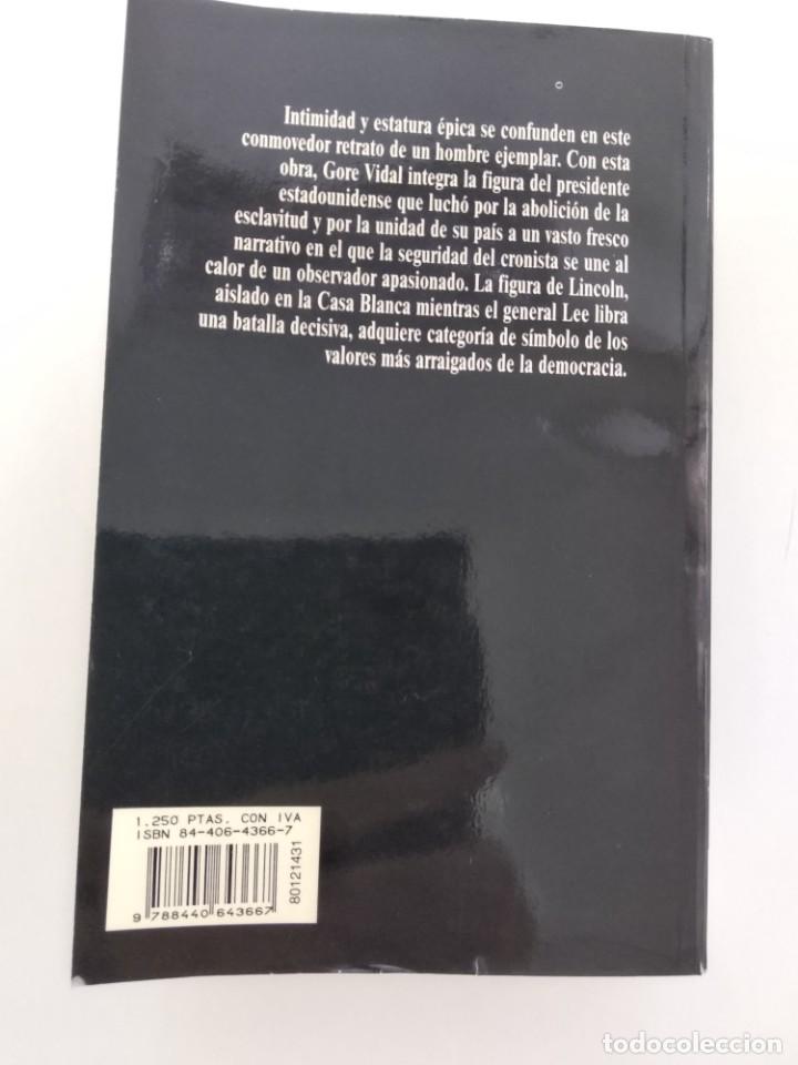 Libros: Lincoln.- Gore Vidal.- Ed. Bruguera - Foto 2
