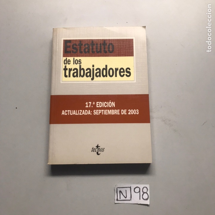 Libros: ESTATUTO DE LOS TRABAJADORES - Foto 1