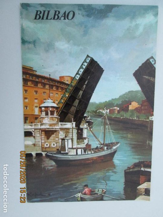 Libros: COLECCI&Oacute;N ESPA&Ntilde;A MONUMENTAL - BILBAO - TRIPTICO. - Foto 1