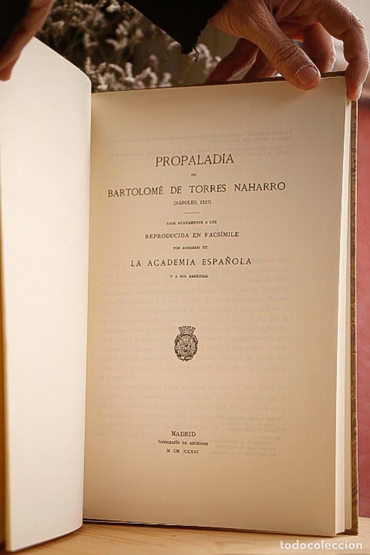 Libros: Propaladia. Facs&iacute;mil de la primera edici&oacute;n. - TORRES NAHARRO, Bartolom&eacute; de. - Foto 2