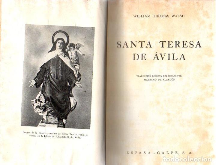 Libros: Santa Teresa de &Aacute;vila - Walsh, William Thomas - Foto 1
