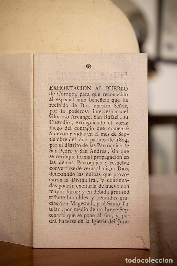 Livres: [Fiebre amarilla] Exhortaci&oacute;n al Pueblo de C&oacute;rdoba para que reconocido al especial&iacute;simo beneficio qu