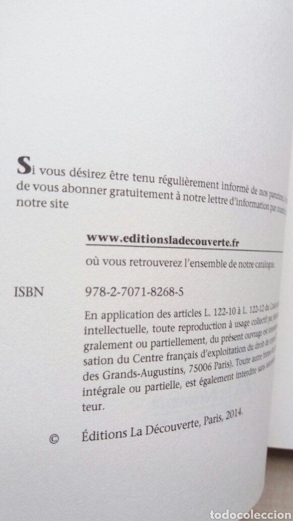Libros: Je crise climatique. Jade Lindgaard. La decouverte, 2014. FRANC&Eacute;S. - Foto 5