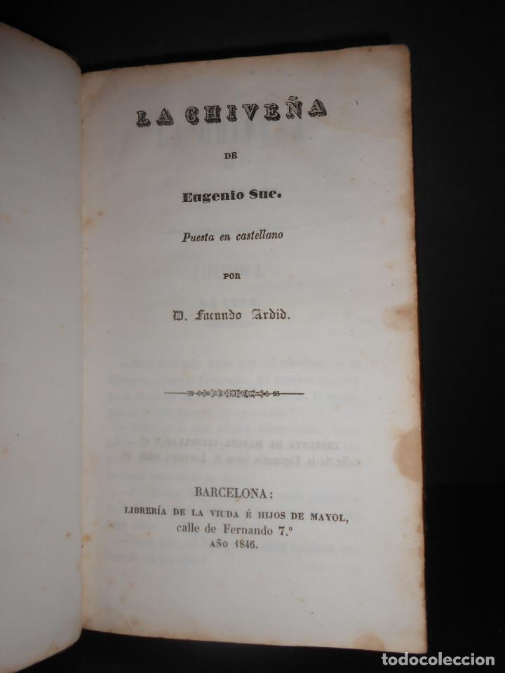Libros: SUE, Eugenio.- - La Chive&ntilde;a. - Foto 1