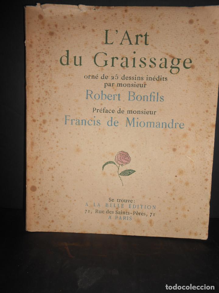 Libros: MIOMANDRE, Francis de.- - LArt du Graissage. - Foto 1