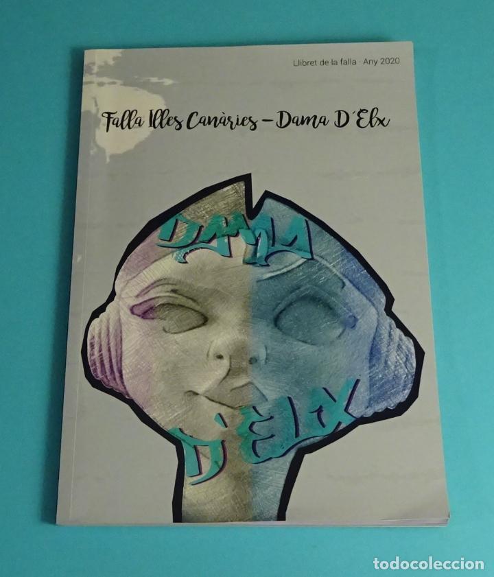 Libros: LLIBRET FALLA ILLES CAN&Agrave;RIES - DAMA DELX. 2020. FALLAS DE VALENCIA - Foto 1