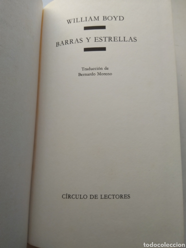 Libros: BARRAS Y ESTRELLAS/WILLIAM BOYD - Foto 3