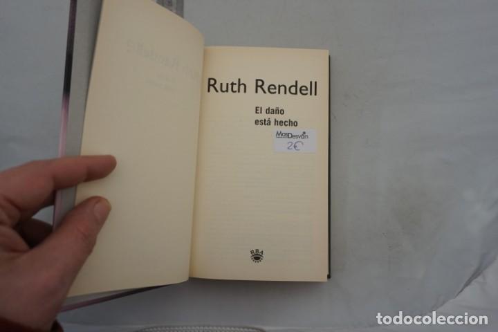 Libros: (14B) - EL DA&Ntilde;O ESTA HECHO - RUTH RENDELL / RBA - Foto 3