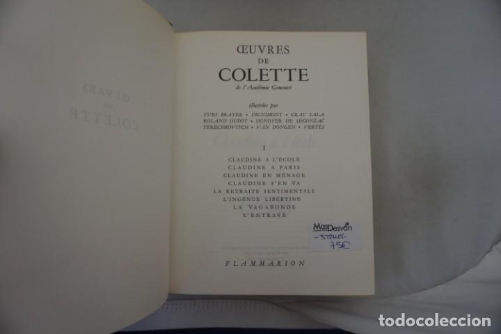 Libros: (14C) - 3 TOMOS - OEURES DE COLETTE / FLAMMARION 1960 - Foto 3