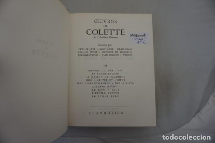 Libros: (14C) - 3 TOMOS - OEURES DE COLETTE / FLAMMARION 1960 - Foto 7