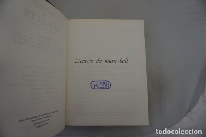 Libros: (14C) - 3 TOMOS - OEURES DE COLETTE / FLAMMARION 1960 - Foto 8