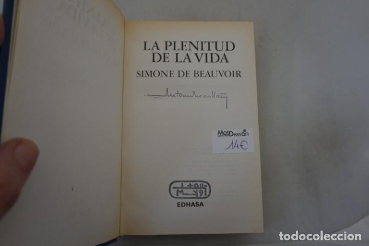 Libros: (14E) - LA PLENITUD DE LA VIDA - SIMONE DE BEAUVOIR / EDHASA - Foto 3