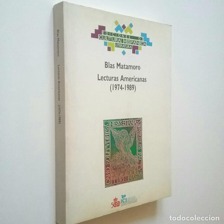 Libros: Blas Matamoro - Lecturas Americanas (1974-1989) - Foto 1
