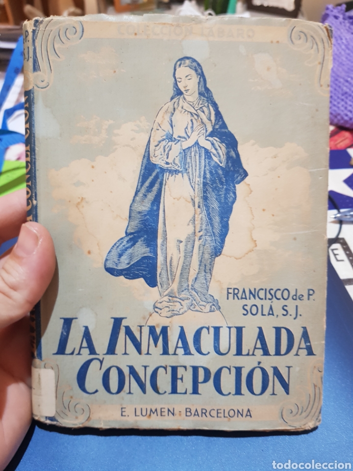 Libros: Antiguo libro inmaculada Concepci&oacute;n - Foto 1