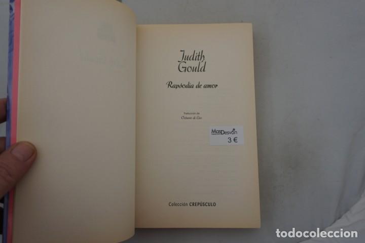Libros: (14F) - RAPSODIA DE AMOR - JUDITH GOULD / EDICIONES CREPUSCULO - Foto 3