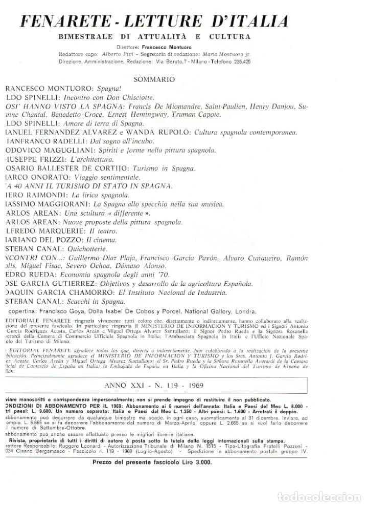 Libri di seconda mano: FENARETE - LETTURE D'ITALIA ANNO XXI - N&ordm; 119 - 1969 - VV.AA.
