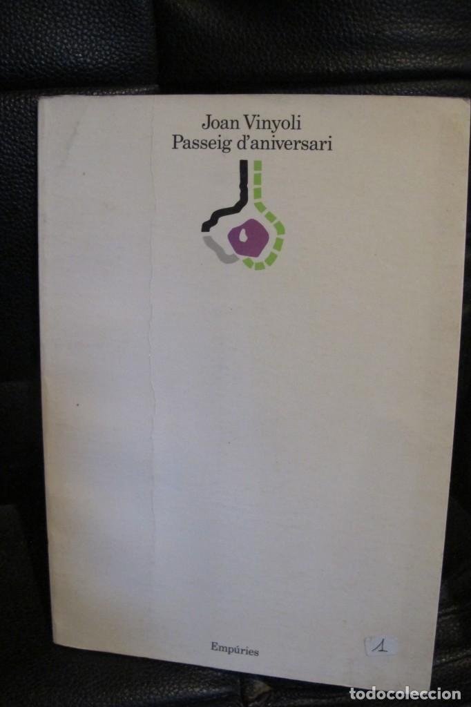 Libros: PASSEIG DANIVERSARI. JOAN VINYOLI - Foto 1